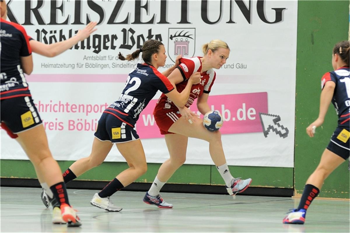 Julia Redder (BSV Sachsen Zwickau #55) gegen Marie-Christine Beddies (SG H2Ku He...