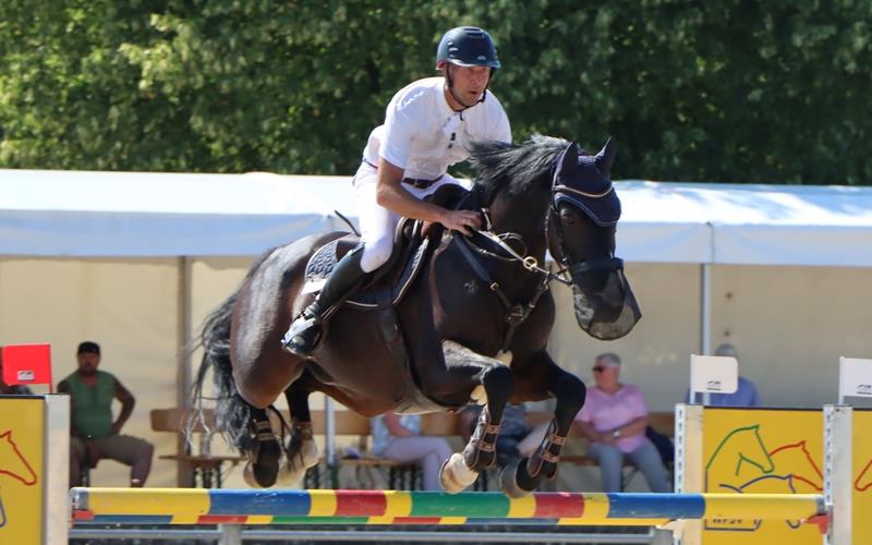 Julian Stahl bildet mit Prinz Paolino das beste Starterpaar aus dem Kreis. GB-Foto: fh