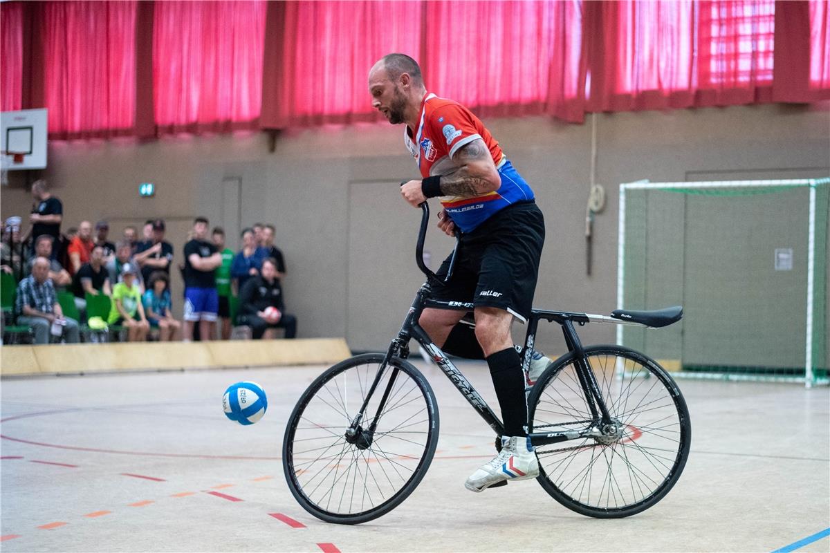 Kai Schaefer (RV Gaertringen 2) am Ball, RV Gaertringen 2 vs RSV Krofdorf, GER, ...