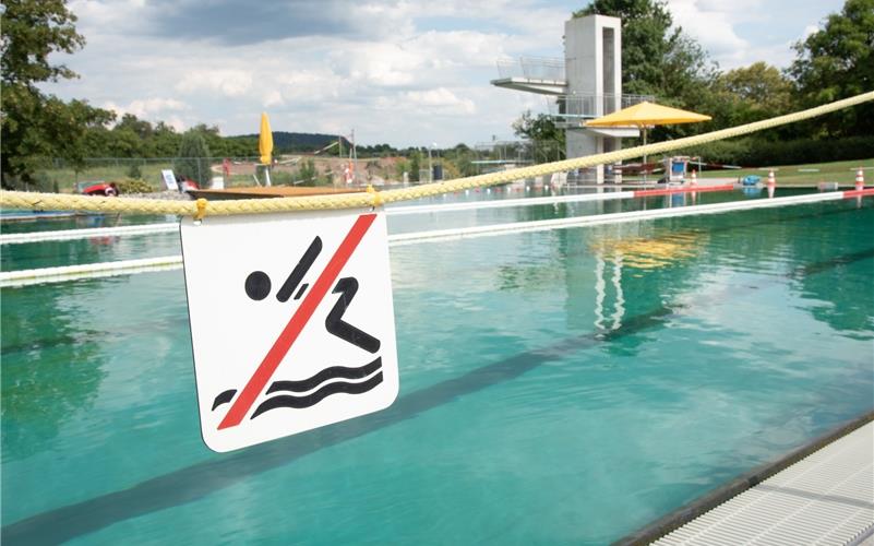 Naturfreibad schließt bereits wieder Kaum offen, schon wieder zu: Das Naturfreibad hat mal wieder ein Bakteriumproblem. GB-Foto (Archiv): Vecsey
