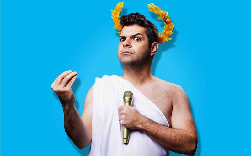 Keineswegs verschreibungspflichtigen Humor bringt der gelernte Apotheker Joe di Nardo auf die Bühne. GB-Foto: Patrick Liste