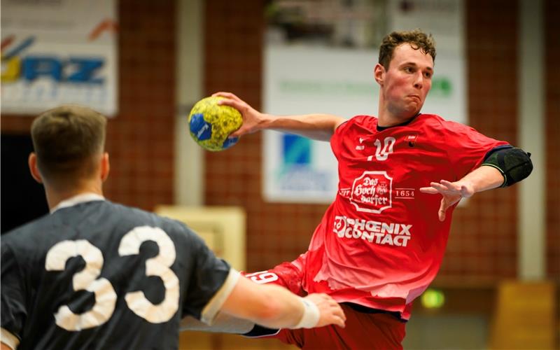 Kenneth Stiegen war in Wurflaune. GB-Foto: Eibner/Ulmer