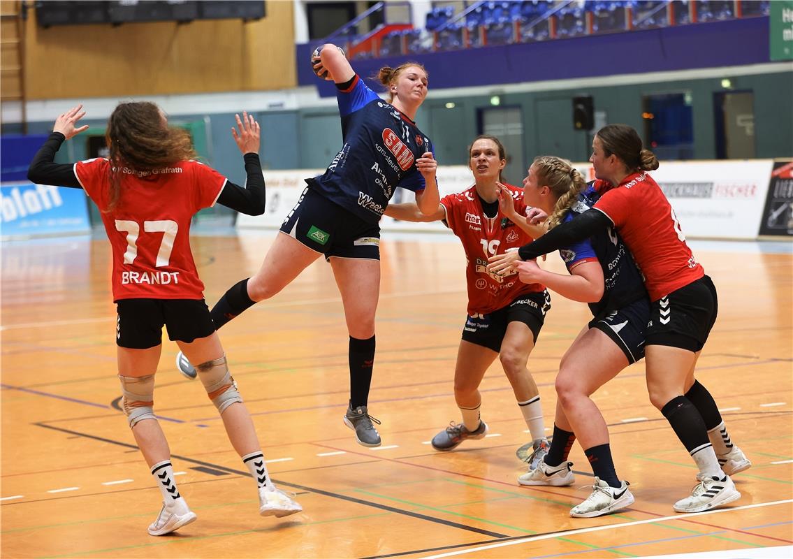 Kerstin Foth  (SG H2Ku Herrenberg #11),   HSV Solingen-Gräfrath vs. SG H2Ku Herr...