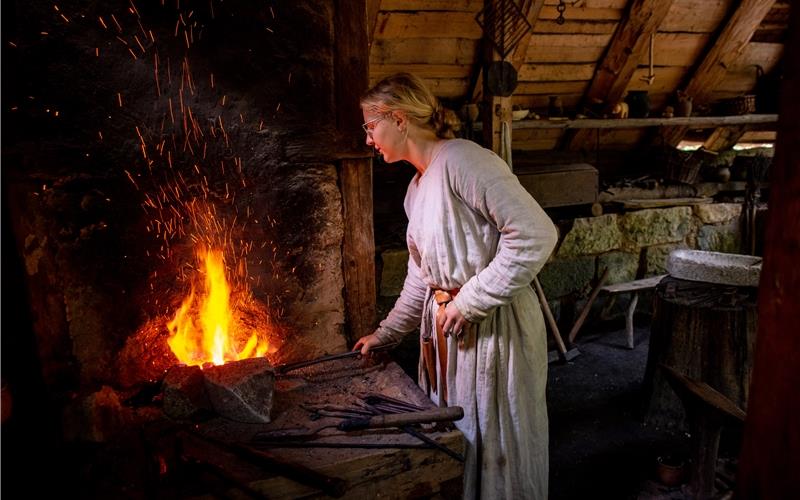 „Gäubote“-Familien-Tour: Abtshof steht im Fokus Klosterbaustelle Campus Galli: Hier geht es auf eine Zeitreise ins Mittelalter. GB-Foto: Campus Galli