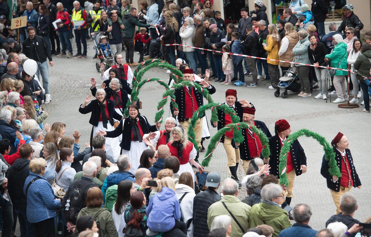 Kuppinger Tracht - Festumzug Musiktage Stadtkapelle Herrenberg 5 / 2026 Foto: Sc...