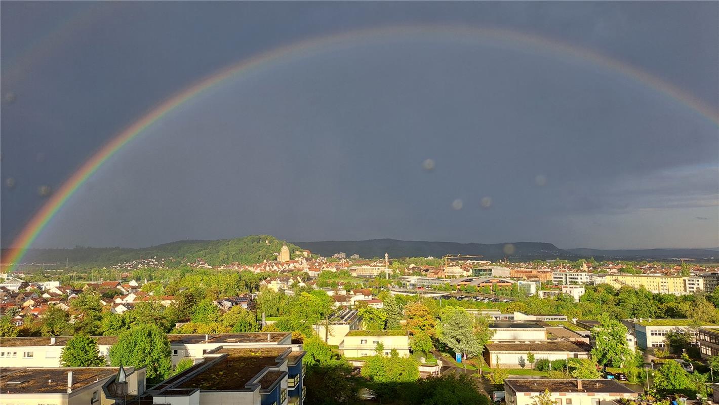 Kurz nach dem Gewitter am 16.08. aufgenommen.  Von Katja Schickel aus Herrenberg...