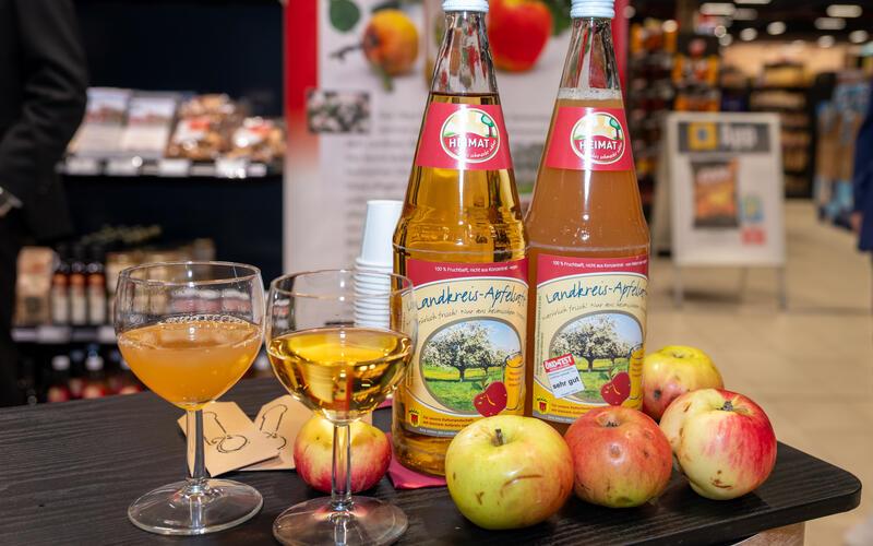 Landkreis-Apfelsaft: Naturschutz in flüssiger Form