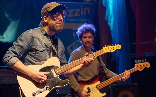 Lars Cölln alias Cologne beim Konzert im Jugendhaus. GB-Foto: Vecsey