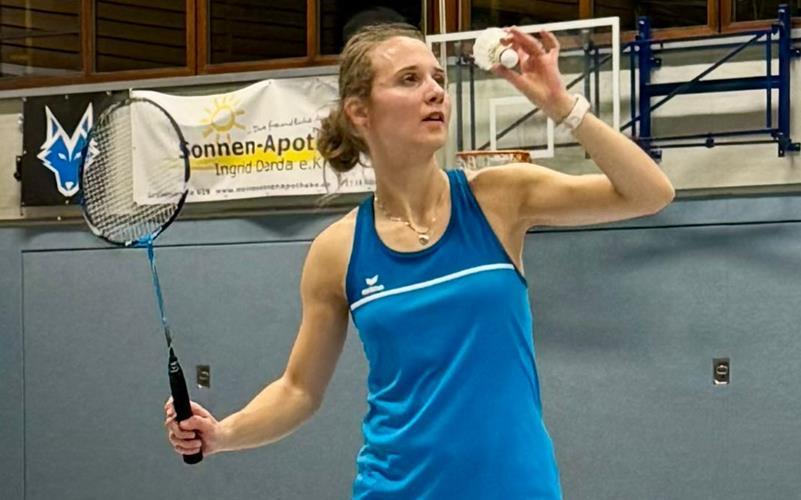 Laura Michler setzte sich in einem hart umkämpften Spiel durch. GB-Foto: gb