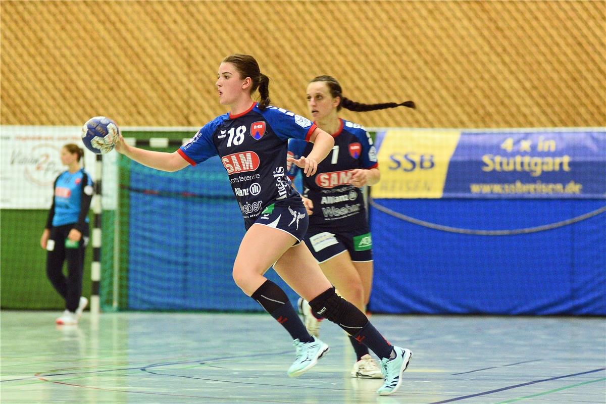 Lea Neubrander (SG H2Ku Herrenberg Kuties #18)   SG H2Ku Herrenberg, Handball, L...