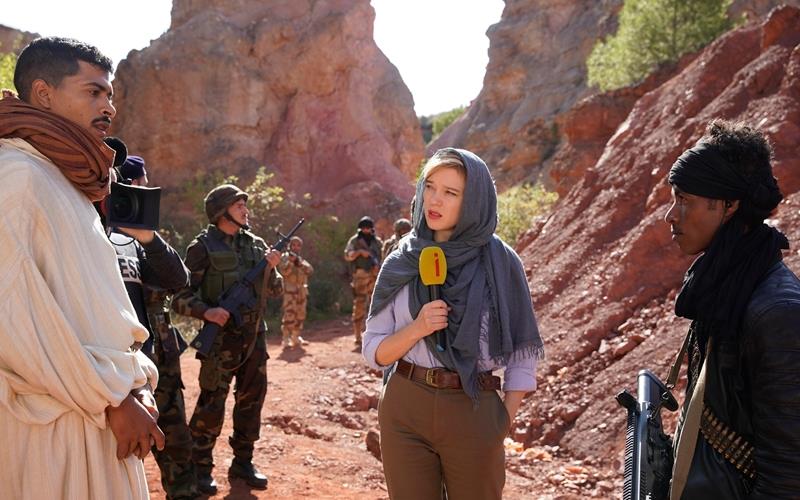 Léa Seydoux beweist sich in „France“ als Kriegsreporterin. GB-Foto: 3B Productions