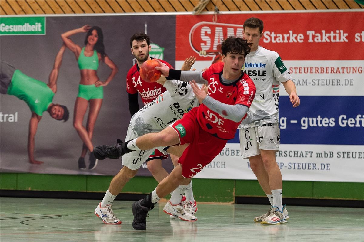 Leander Laemmle (SG H2Ku Herrenberg #25),  SG H2Ku Herrenberg vs. TSV 1866 Weins...