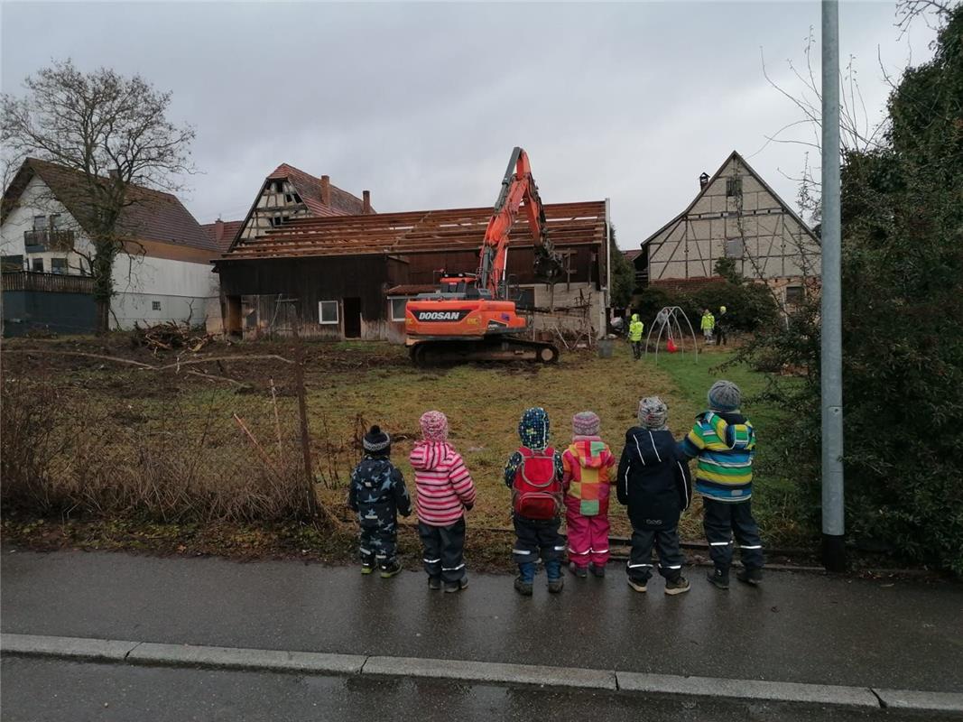 Lebens(t)räume im Hofgarten in Öschelbronn.Im Moment sind die Abrissarbeiten für...