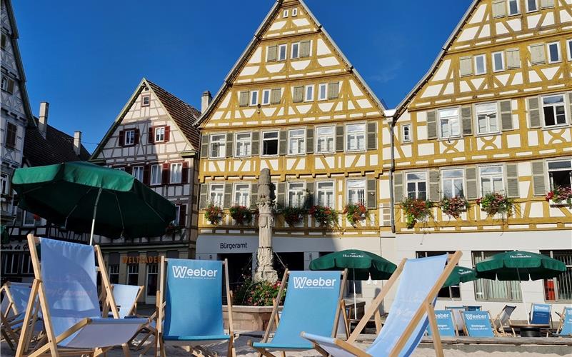 Urlaubsfeeling
auf dem Marktplatz