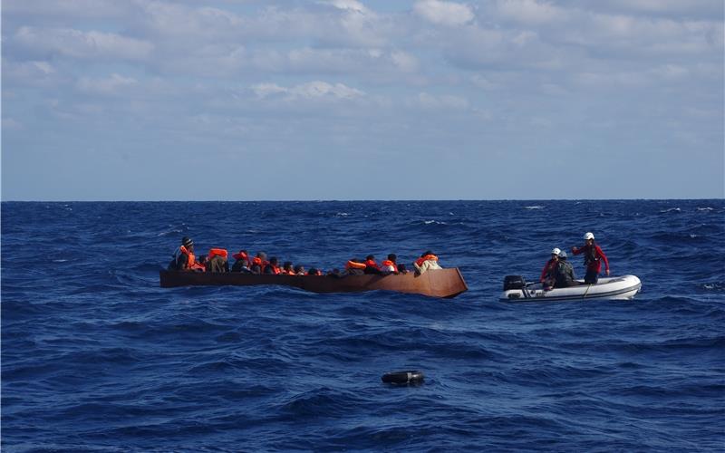 Linda Rochlitzer war zwei Wochen auf der „Nadir“ im Mittelmeer und hatte teils erschütternde Erlebnisse. GB-Fotos: gb