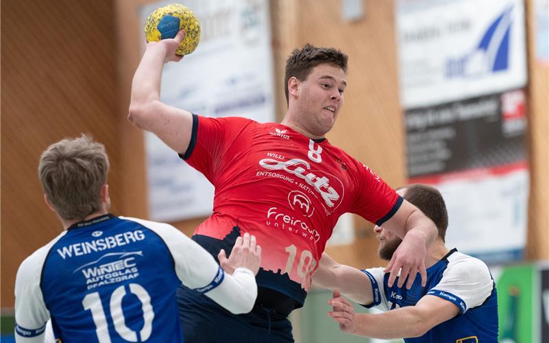 Louis Eckert traf in Oeffingen fünfmal. GB-Foto: Vecsey