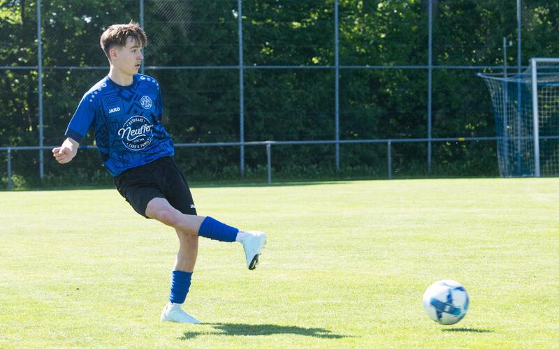 Luca Wehrle erzielte das wichtige 1:0 für die SG Gäufelden. GB-Foto: Vecsey