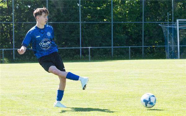 Luca Wehrle erzielte das wichtige 1:0 für die SG Gäufelden. GB-Foto: Vecsey