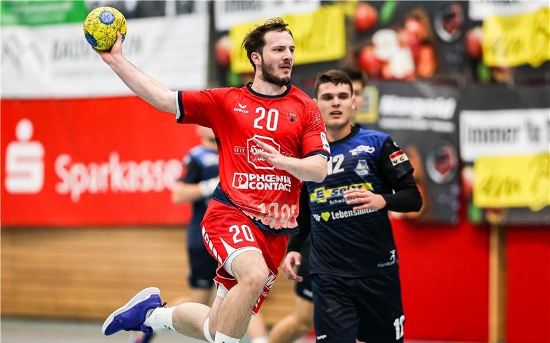 Lukas Bechinka hatte keine Probleme, sich bei der SG H2Ku Herrenberg einzugewöhnen. GB-Foto: Eibner/Buerke