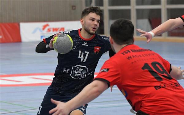 Lukas Krebs: Hüftprobleme bremsten den SG-Spielmacher aus. GB-Foto: Gebhardt