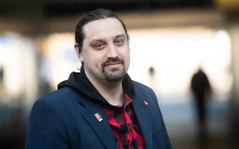 Marcel Kläger (Die Linke) will im Landtag Politik für die Menschen „und nicht die Unternehmen“ machen. GB-Foto: Schmidt