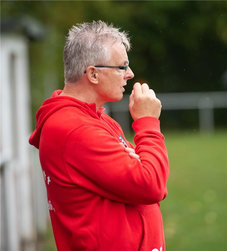 Marco Kühl Trainer Affstätt   Fußball 8 / 2020 Affstätt gegen Gültstein Foto: Sc...