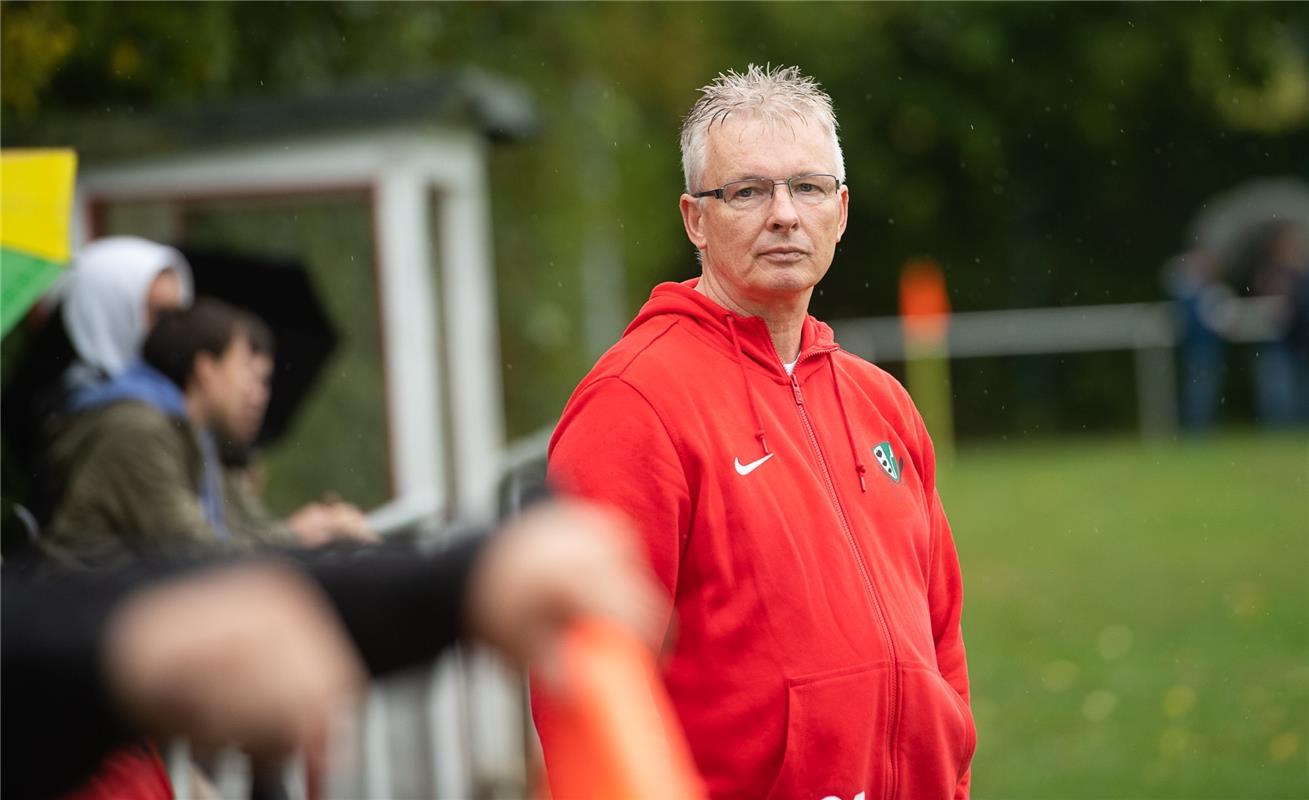 Marco Kühl Trainer Affstätt   Fußball 8 / 2020 Affstätt gegen Gültstein Foto: Sc...