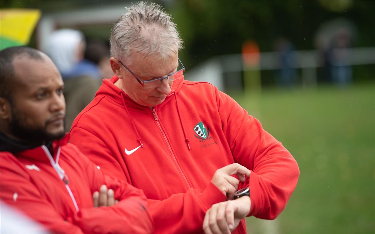 Marco Kühl Trainer Affstätt   Fußball 8 / 2020 Affstätt gegen Gültstein Foto: Sc...