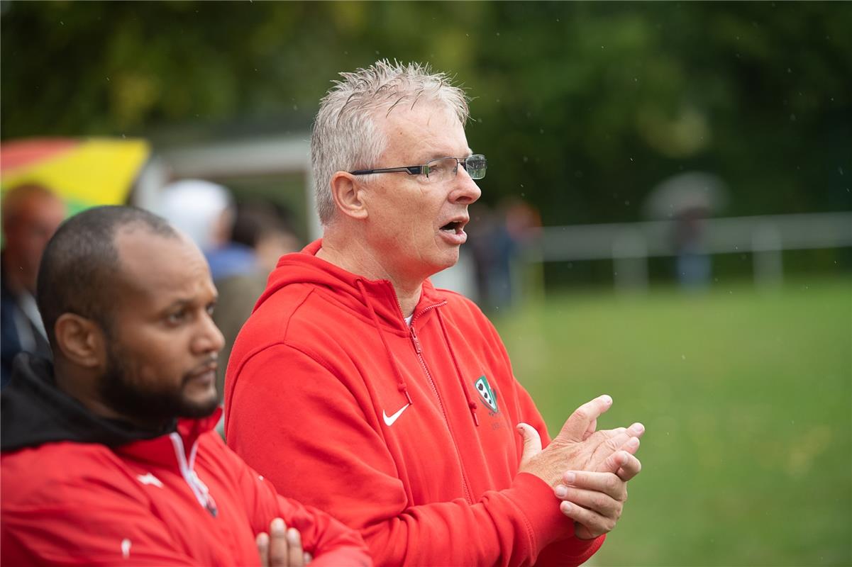 Marco Kühl Trainer Affstätt   Fußball 8 / 2020 Affstätt gegen Gültstein Foto: Sc...