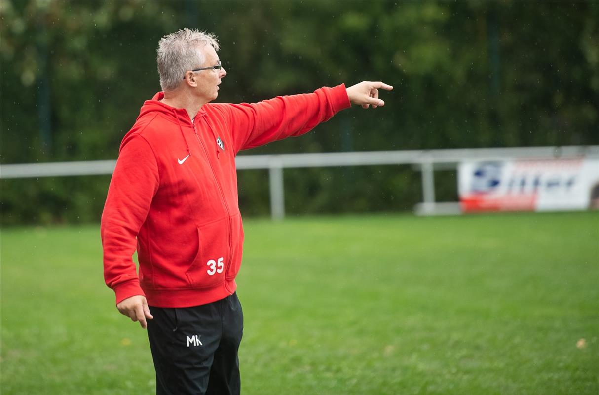 Marco Kühl Trainer Affstätt   Fußball 8 / 2020 Affstätt gegen Gültstein Foto: Sc...