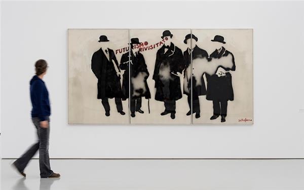 Mario Schifanos „Futurismo rivisitato“ von 1966.GB-Foto: VG Bild-Kunst, Bonn 2025