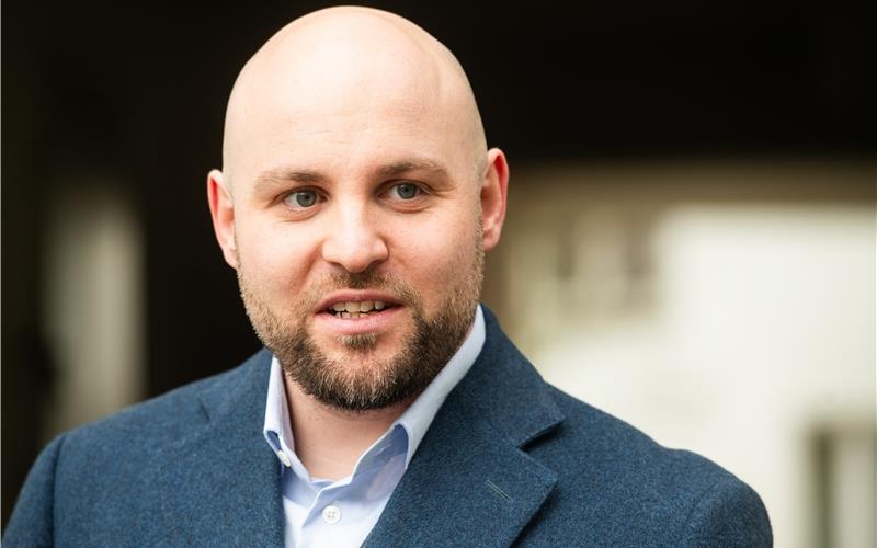 Markus Frohnmaier (33 Jahre) tritt bei der vorgezogenen Bundestagswahl im Wahlkreis Böblingen zum dritten Mal für die AfD an. GB-Foto: Schmidt