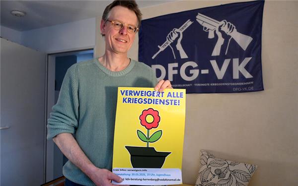 Markus Rupprecht, hauptberuflich als Arzt tätig, hat selbst Zivildienst geleistet. GB-Foto: Holom