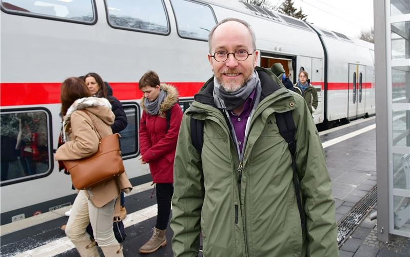 Matthias Gastel ist bahnpolitischer Sprecher der Grünen-Bundestagsfraktion GB-Foto: Holom