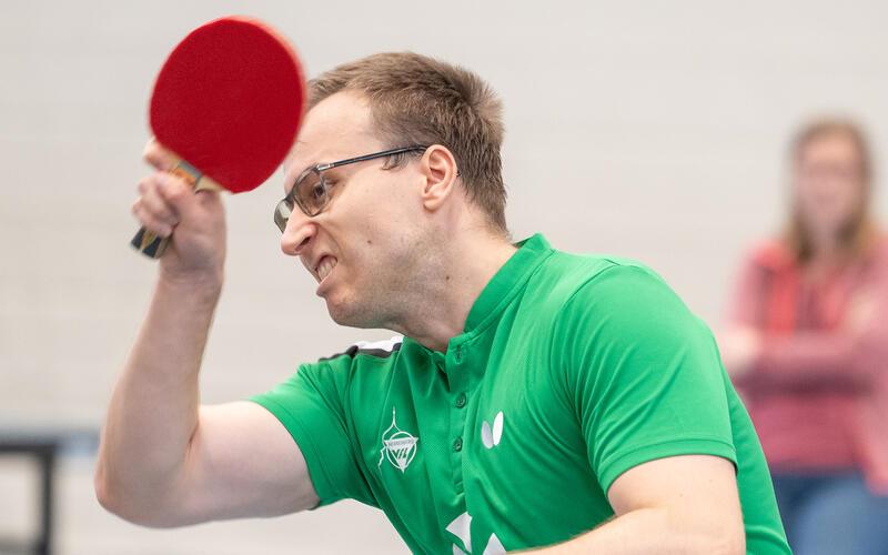Max Hering haderte mit einer „absolut unnötigen“ Niederlage. GB-Foto: Vecsey