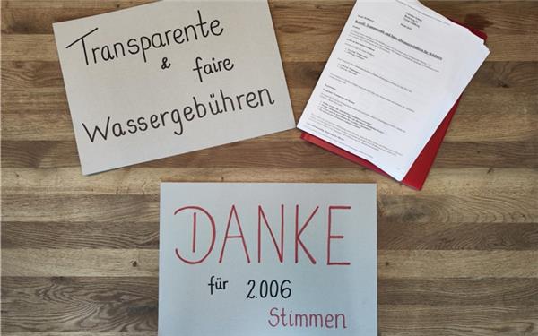 Mehr als 2000 Unterschriften sind bei der Petition zusammengekommen. GB-Fotos: gb