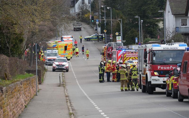 Mehrere Einsatzkräfte sind vor Ort.