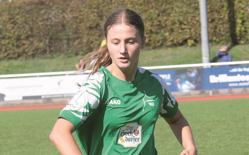 Melanie Wirth erzielte ein Tor und holte einen Elfmeter raus. GB-Foto: Schmidt