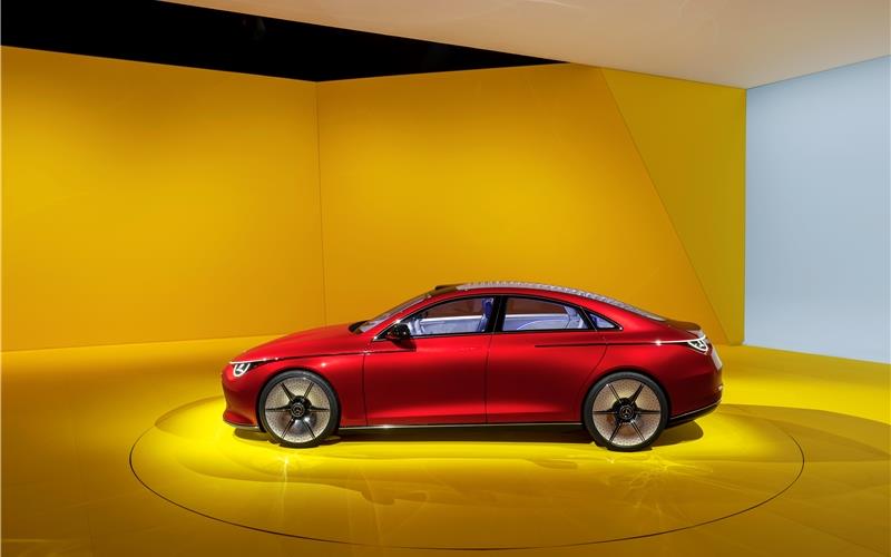 Mercedes-Benz Concept CLA Class: seriennaher Ausblick auf die künftige Fahrzeugfamilie.GB-Foto:Mercedes-Benz AG