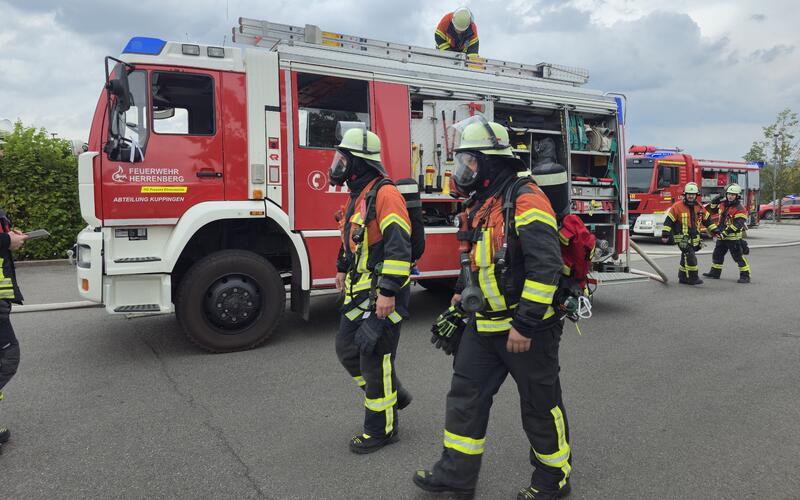 Messungen sollten klären, ob gefährliche Stoffe ausgetreten waren. 