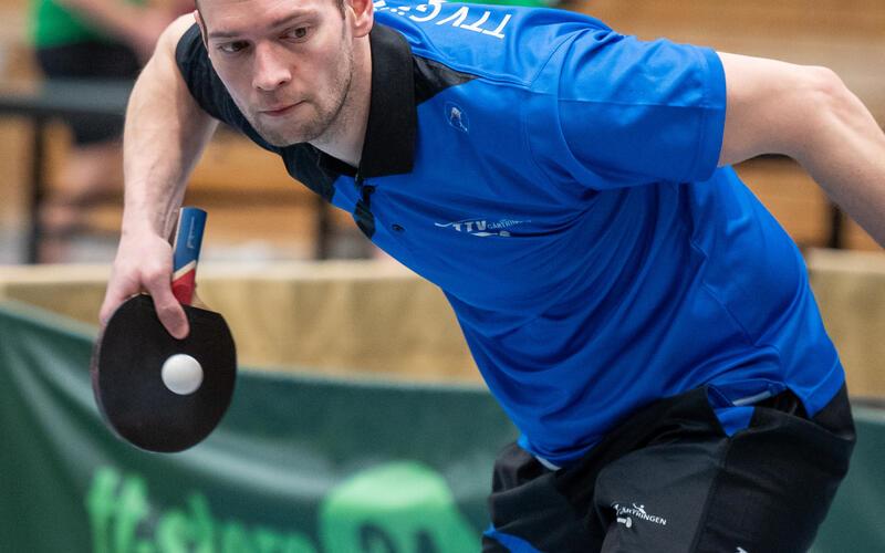 Michael Kocheisen, aktuell noch Vorsitzender des Altbezirks Schwarzwald, spielt derzeit in der Verbandsliga beim TTV Gärtringen. GB-Foto: Vecsey