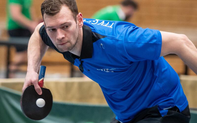 Michael Kocheisen, aktuell noch Vorsitzender des Altbezirks Schwarzwald, spielt derzeit in der Verbandsliga beim TTV Gärtringen. GB-Foto: Vecsey