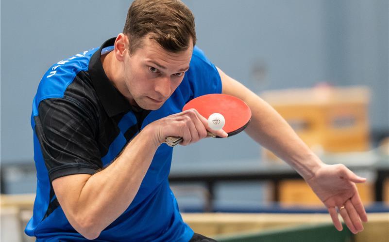Michael Kocheisen hat in Gärtringen mehrere gleichwertige Trainingspartner zur Verfügung. GB-Foto: Vecsey