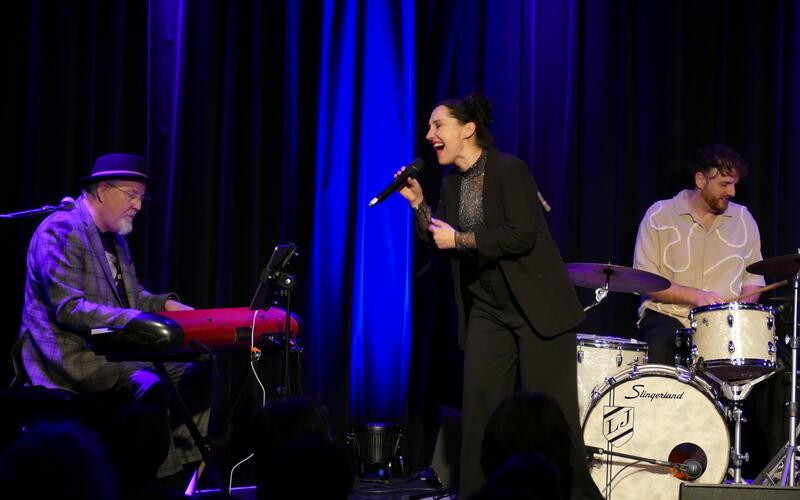 Michaela Kuti hinterließ im Mauerwerk bleibenden Eindruck. GB-Foto