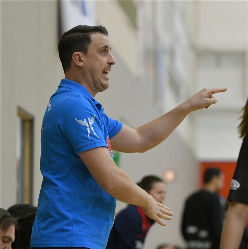 Mike Leibssle (Trainer, SG H2Ku Herrenberg), BSV Sachsen Zwickau vs. SG H2Ku Her...