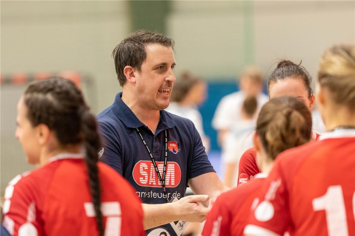 Mike Leibssle (Trainer SG H2Ku Herrenberg) / VfL Waiblingen Tigers - SG H2Ku Her...