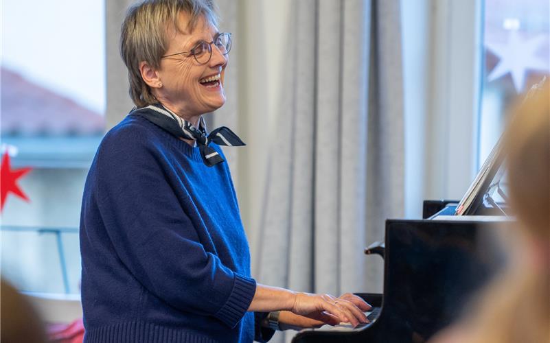 Mit viel Freude verrichtete Christa Feige ihren Dienst in Herrenberg. GB-Foto: Vecsey