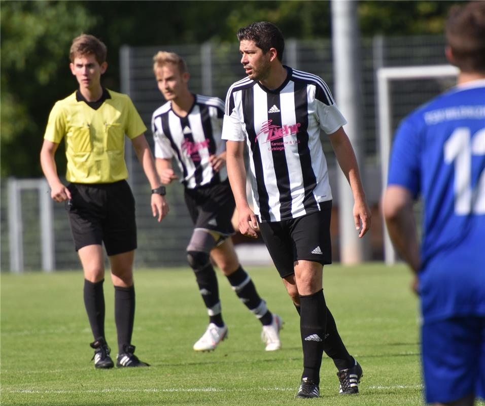 Mönchberg, Sportplatz, Fußball-Bezirkspokal,, FV Mönchberg (schwarz-weiß) - TSV ...