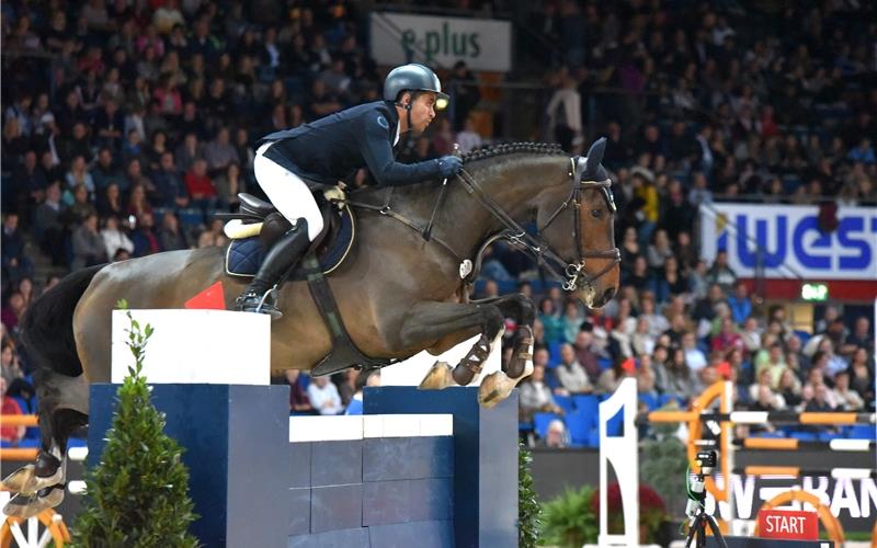 „2019 wird definitiv nicht mein bestes Jahr werden“ Mogheeth Alshehab im vergangenen Jahr auf Camillo in der Schleyerhalle GB-Foto (Archiv): Häusler