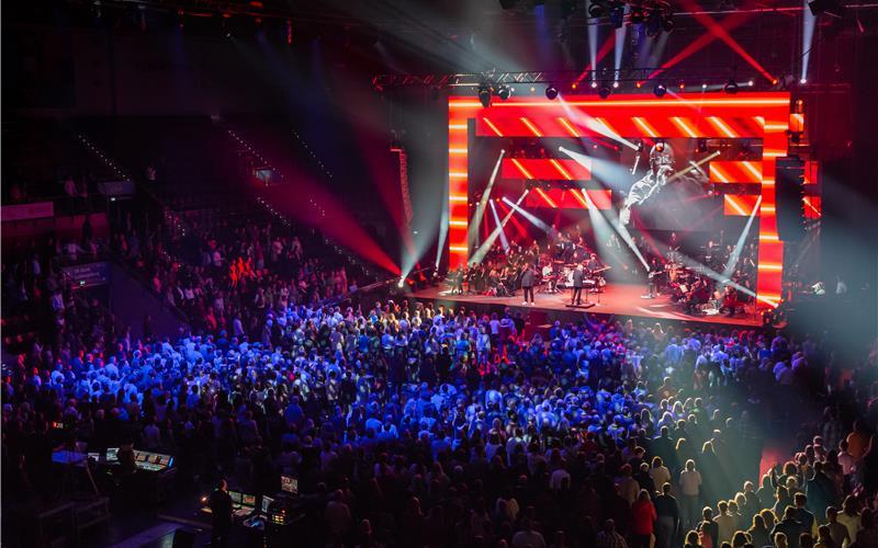 Musikalisches Spektakel zur Weihnachtszeit. GB-Foto: Michael Immendörfer